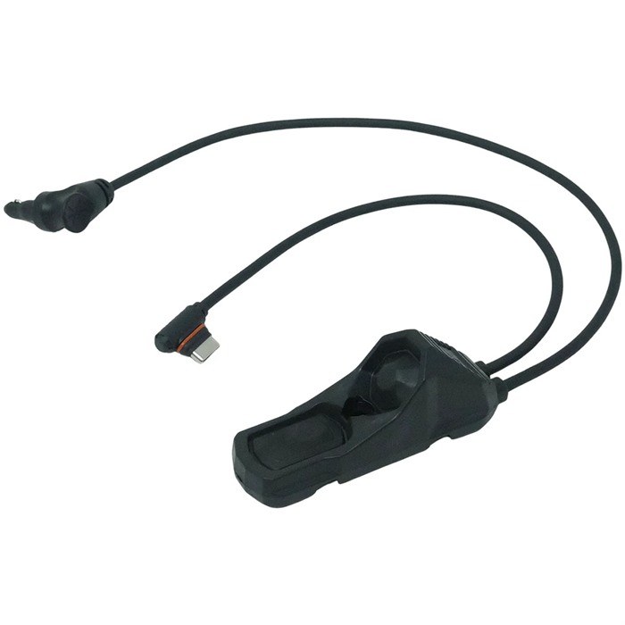 Gbrs Group Unity Tactical Axon Switch GEAR-AXN-UC7I10B, 7" USB-C Link, 10" Crane Laser Lead, Black