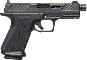 Shadow Systems MR920 Elite Slide Optic Dlc Hga 9MM 4IN Spiral Threaded Dlc Barrel Black Frame 2/15-Round Magazines