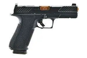 Shadow Systems DR920 Hga 9MM 4.5IN Barrel Black Combat Slide Optic Cut Spiral Unthrd Bronze Barrel Ns 2/17-Round