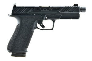 Shadow Systems DR920 Hga 9MM 4.5IN Barrel Black Elite Slide Optic Cut Spiral Threaded Black Barrel Ns 2/17-Round