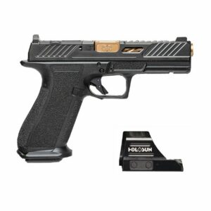 Shadow Systems DR920 Hga 9MM 4.5IN Barrel Elite Optic Cut Spiral Unthrd Bronze Barrel Ns 2/17-Round Holosun