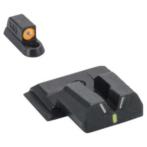 Meprolight Hyper-Bright V-Sight Fixed Pistol Sight Set 417753131 for S&W M&P Shield