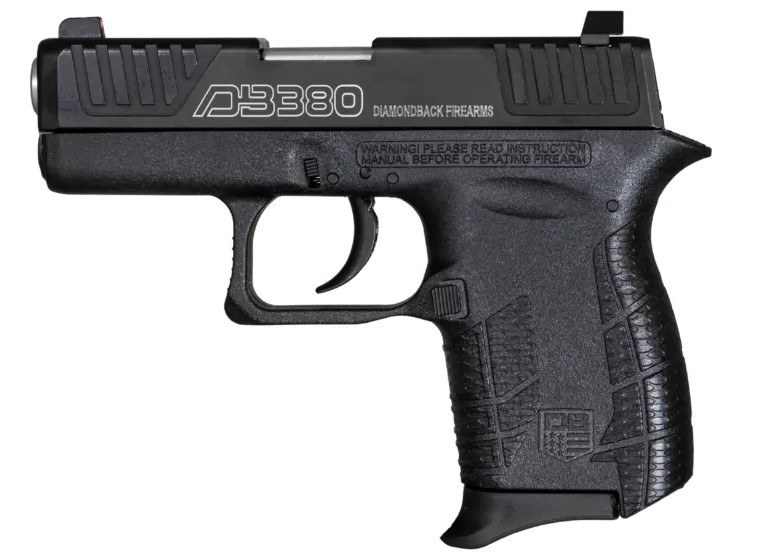 Diamondback DB0100E002 DB380 Gen4 Micro-Compact Frame 380 ACP 6+1, 2.80" Stainless Steel Barrel, Black Nitride Serrated Stainless Steel Slide, Black - Image 2