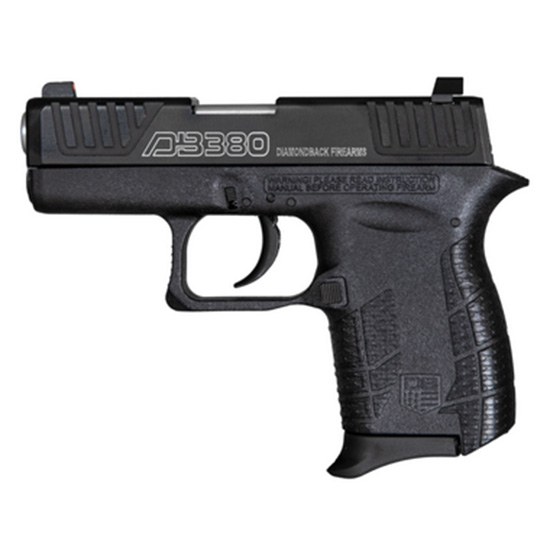 Diamondback DB0100E002 DB380 Gen4 Micro-Compact Frame 380 ACP 6+1, 2.80" Stainless Steel Barrel, Black Nitride Serrated Stainless Steel Slide, Black - Image 3