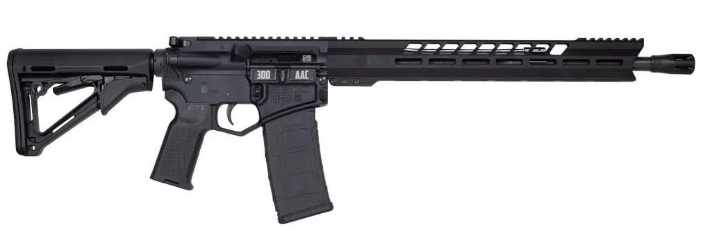 Diamondback DB1731B001 DB15 300 Blackout 30+1 16" Nitride Treated Heavy Barrel with DBSB-IV Flash Hider, A3 Flattop Upper/Diamondback Black Gold Lower - Image 2