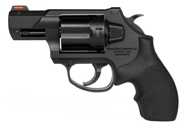 Diamondback DB0700S001 SDR Small 357 Mag/38 Special +P 6 Shot 2" Black Nitride Stainless Steel Barrel, Cylinder & Frame, Black Hogue Rubber Grip - Image 2