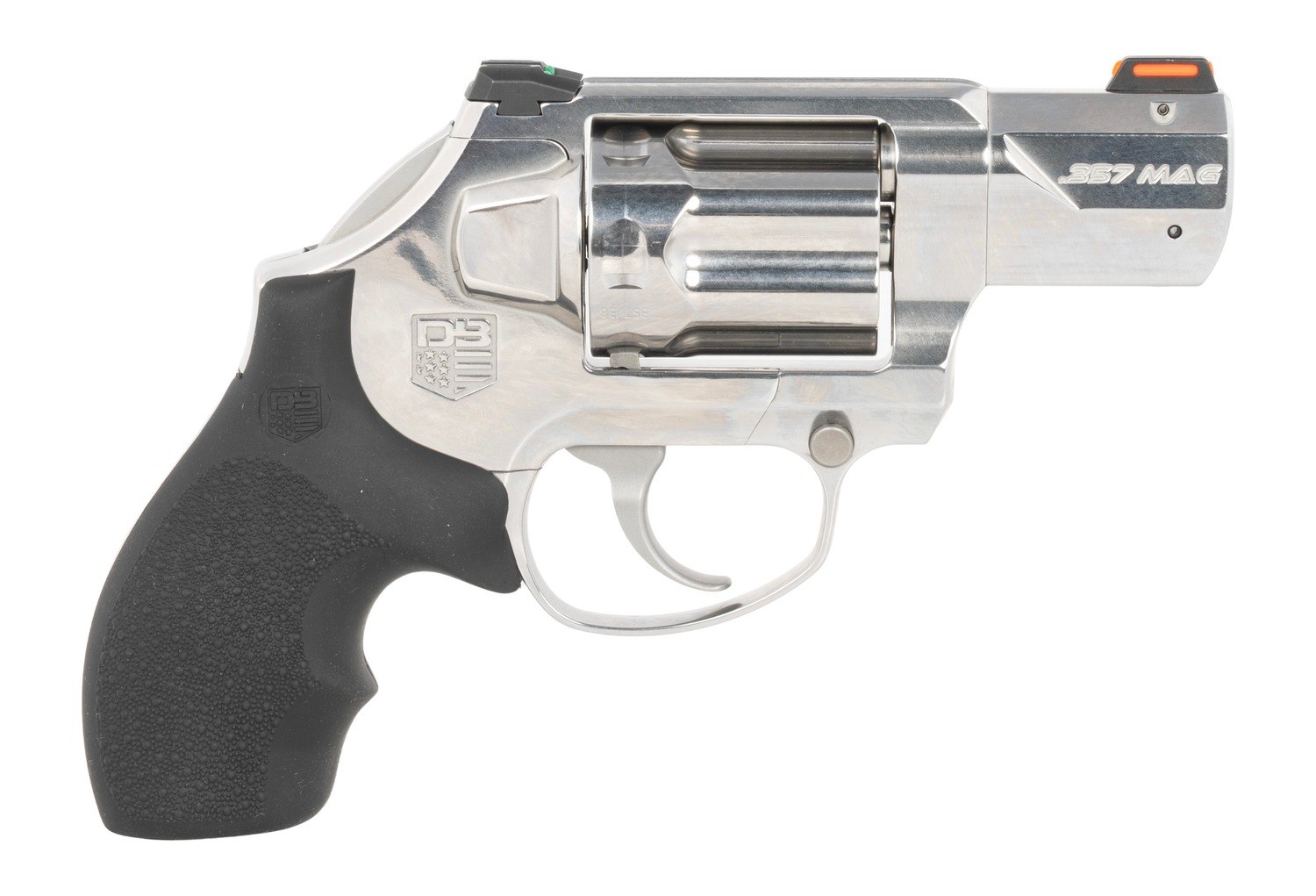Diamondback DB0700S702 SDR Small 357 Mag/38 Special +P 6 Shot 2" Stainless Steel Barrel, Cylinder & Frame, Black Hogue Rubber Grip, Concealed - Image 2