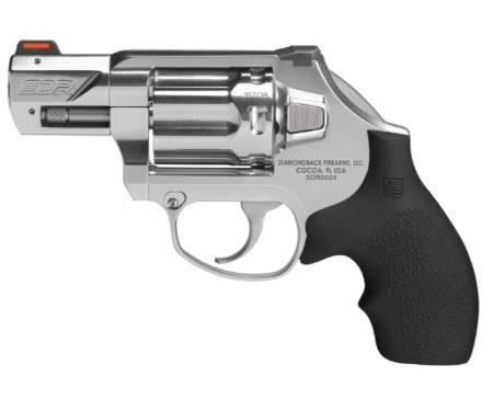 Diamondback DB0700S702 SDR Small 357 Mag/38 Special +P 6 Shot 2" Stainless Steel Barrel, Cylinder & Frame, Black Hogue Rubber Grip, Concealed - Image 3