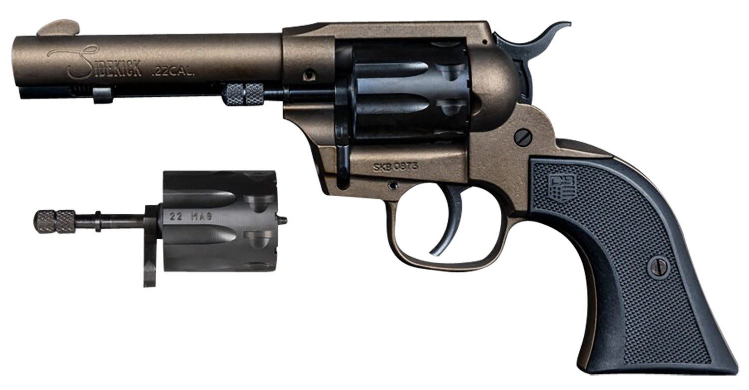 Diamondback DB0500A071 Sidekick 22 LR 22 WMR 9-Round Shot 4.50" Midnight Bronze Midnight Bronze Zinc Alloy Midnight Bronze Cerakote Frame Black