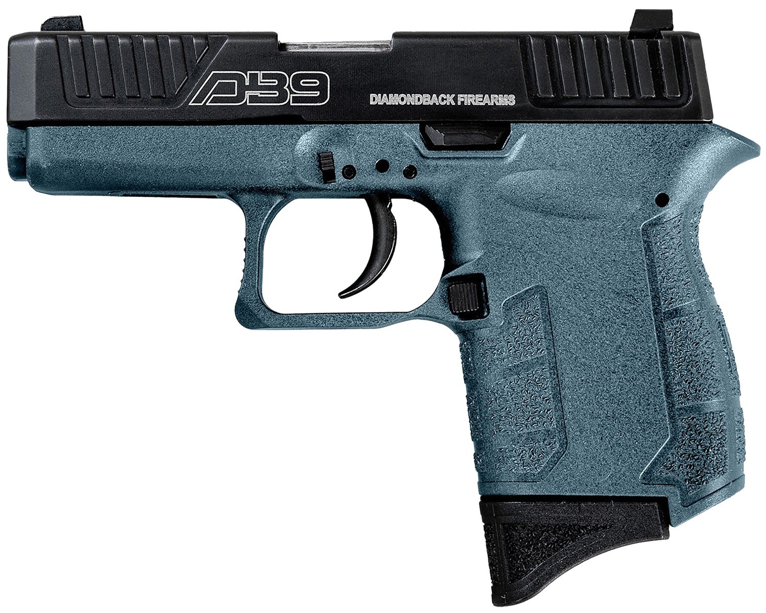 Diamondback DB0200P251 DB9 Gen4 Jesse James Micro-Compact Frame 9mm Luger 6+1 3.10" Black Nitride Stainless Steel Barrel & Serrated Slide, Civil