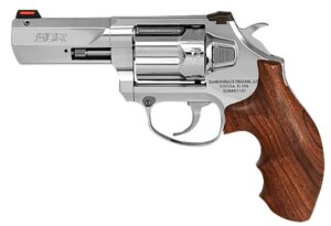 Diamondback DB075AS703 SDR Sports South Exclusive 357 Mag/38 Special +P 6 Shot 3" Polished Stainless Steel Barrel, Cylinder & Frame, Hogue Wood