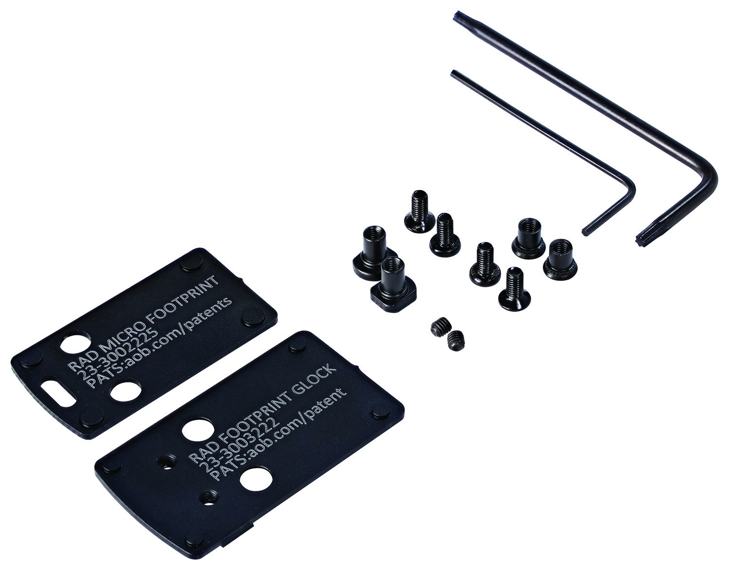 Crimson Trace 013000186 CT RAD Mounting Kit CT RAD Footprint/Dovetail, Compatible with Glock 42/43/48