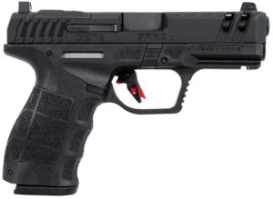 SAR USA SAR9CG3BL SAR9 C Gen3 Compact Frame 9mm Luger 15+1 4" Black Steel Barrel, Black Steel Optic Ready/Ported/Serrated Slide, Black Polymer Frame