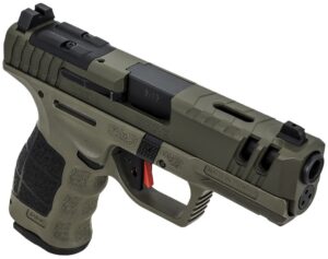 SAR USA SAR9CG3OD SAR9 C Gen3 Compact Frame 9mm Luger 15+1 4" Black Steel Barrel, OD Green Cerakote Steel Slide, OD Green Polymer Frame with Picatinny
