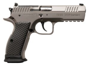 Sarsilmaz SAR7/24SPT 7/24 9mm Luger 17+1 4.40" Stainless Barrel, Matte Stainless Steel Optic Cut/Serrated Slide, Matte Stainless Steel Frame