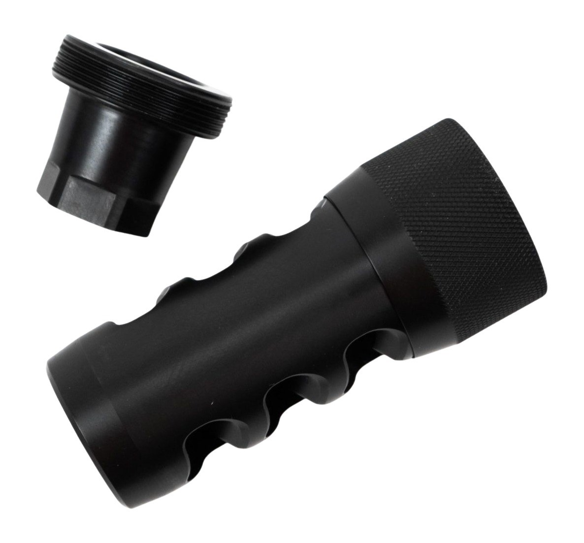 Area419 Hellfire Self Timing Muzzle Brake 223/6mm Black Nitride 5/8-24