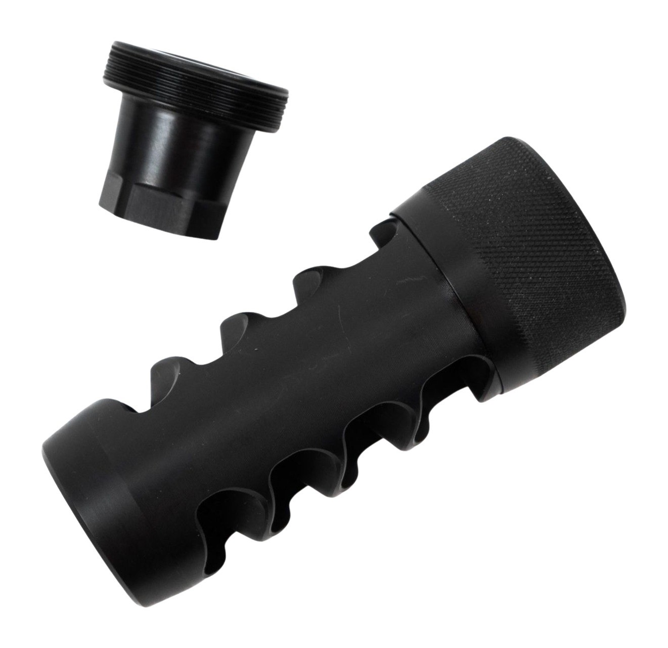 Area419 HELLFIRE Match Self Timing Muzzle Brake 6.5mm 5/8-24 Black Nitride