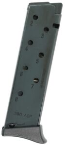 Bersa Magazine .380 Matte 8-Round Extended Finger Rest