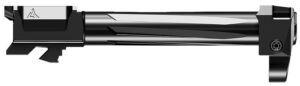 Radian Weapons H0005 Ramjet & Afterburner Combo 9mm Luger Compatible with Glock 17 Gen5, Fluted Black Stainless Steel