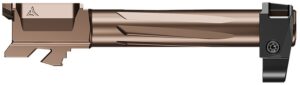 Radian Weapons R0834 Ramjet & Afterburner Combo 9mm Luger Compatible with Glock 19 Gen4, Bronze Stainless Steel