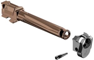 Radian Weapons R0839 Ramjet & Afterburner Combo 9mm Luger Compatible with Glock 17 Gen5, Bronze Stainless Steel