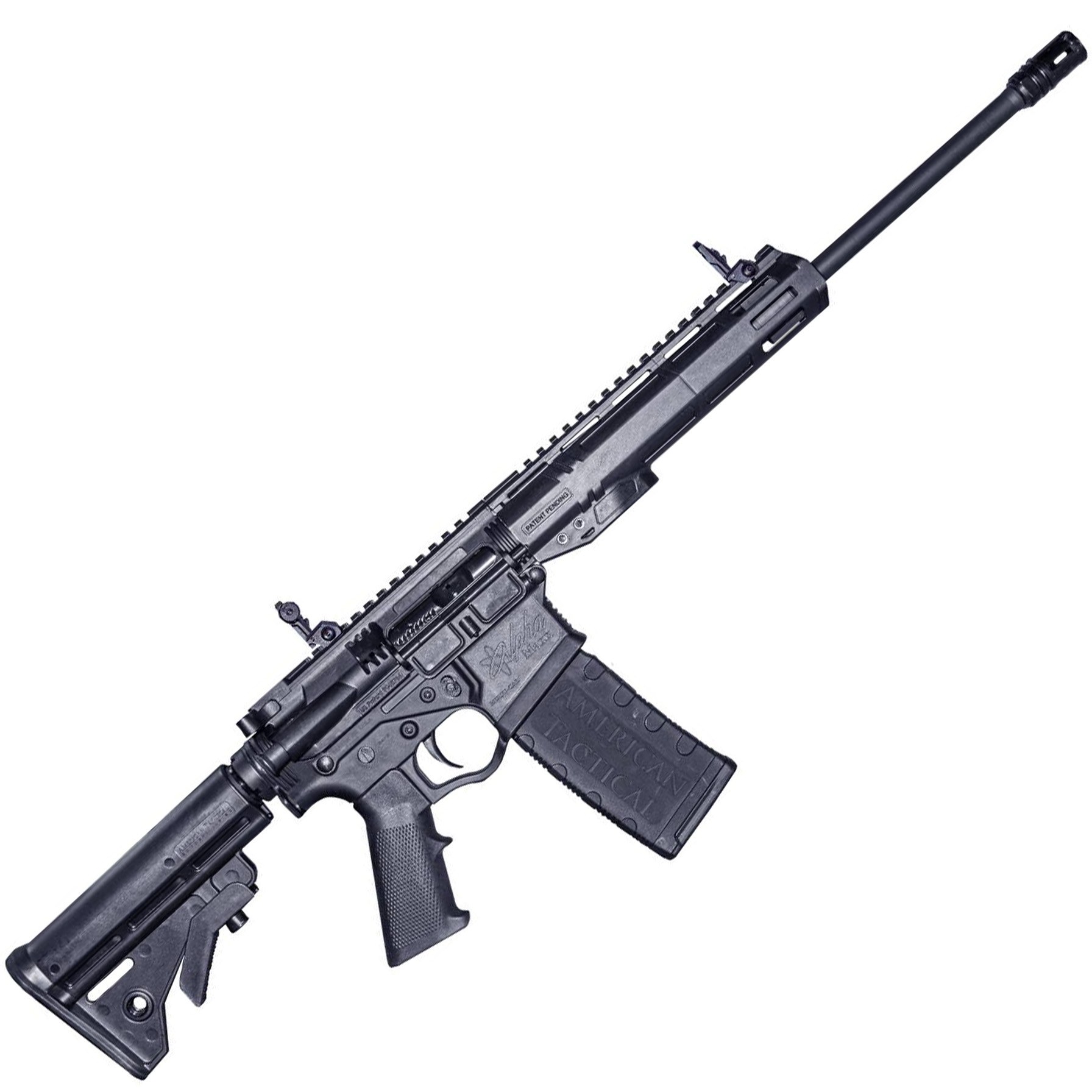 American Tactical ATI ATIGAX5569ML Alpha-15 Maxx 5.56x45mm NATO 30+1 16" Black Threaded Barrel, Black Picatinny Rail Polymer Receiver, 9" Polymer - Image 4
