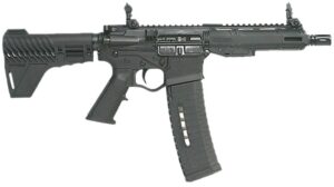 American Tactical Ati Alpha Maxx 5.56 Pistol 7.5" Black 7" Mlok, Rear Blade, F.u. Sights, 1-60-Round Magazine