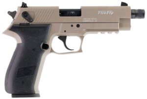 American Tactical GSG Firefly Hga 22LR Tan 4.9IN Barrel Threaded 13-Round 1/2X28 Adapter