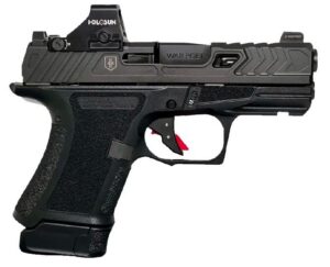 Shadow Systems CR920 War Poet Hga 9MM 3.41IN Fltd Unthrd Black Barrel Black Frame 2/13-Round Holosun