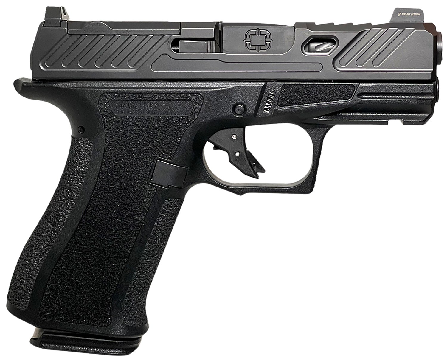 Shadow Systems CR920X Elite Slide Optic Dlc Hga 9MM 3.41IN Spiral Unthrd Black Barrel Black Frame 2/15-Round