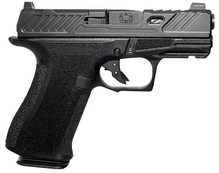 Shadow Systems CR920X Elite Slide Optic Dlc Hga 9MM 3.41IN Spiral Unthrd Black Barrel Black Frame 2/15-Round - Image 2
