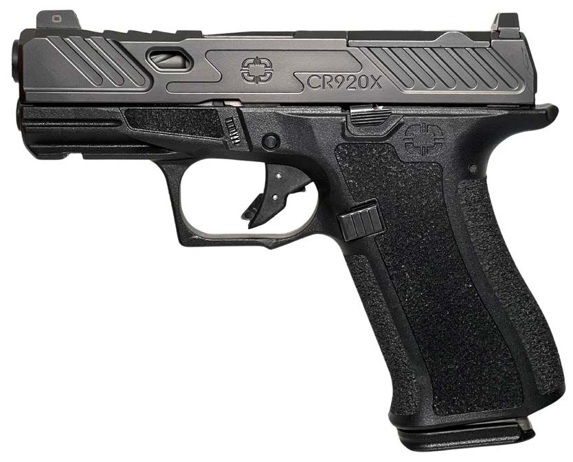 Shadow Systems CR920X Elite Slide Optic Dlc Hga 9MM 3.41IN Spiral Unthrd Black Barrel Black Frame 2/15-Round - Image 3