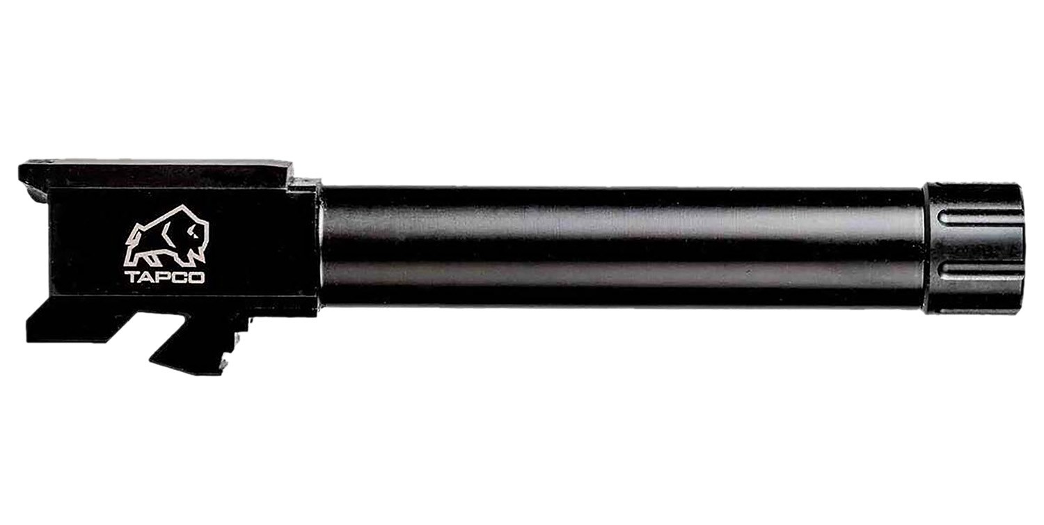 Tapco TAP22002 Glock 9mm Luger Threaded Black Nitride Stainless Steel, Fits Glock 19 Gen1-3