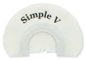 Rolling Thunder Game Call TC006-SV Simple Diaphragm Call 2 Reed V-Cut Attracts Turkey Species