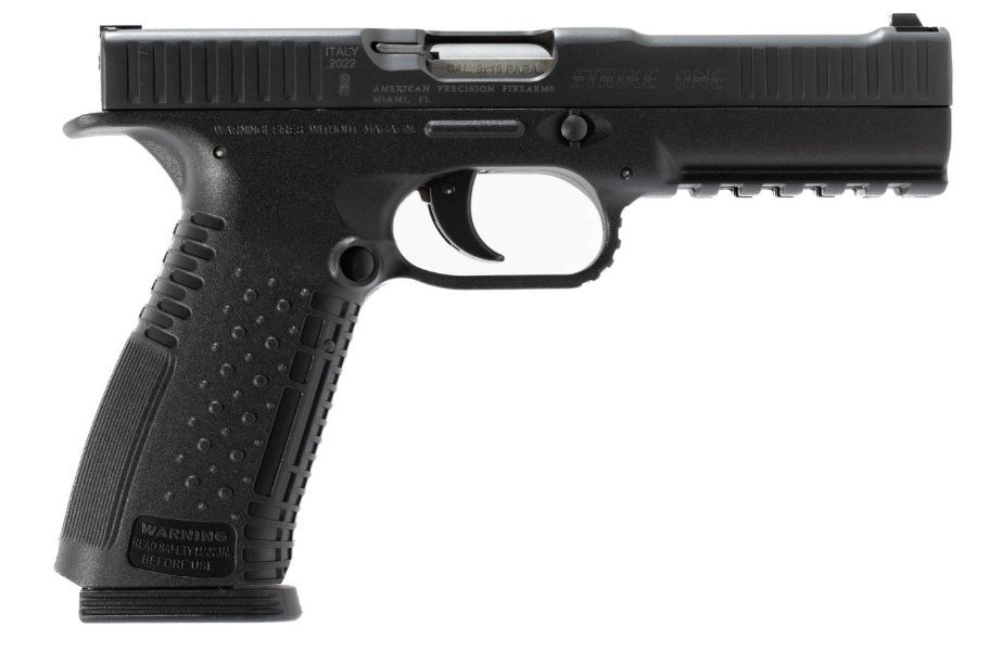 American Precision Firearms Strike One Hga 9MM 5 in Barrel 3 Dot Sight Black 2/10-Round Magazines