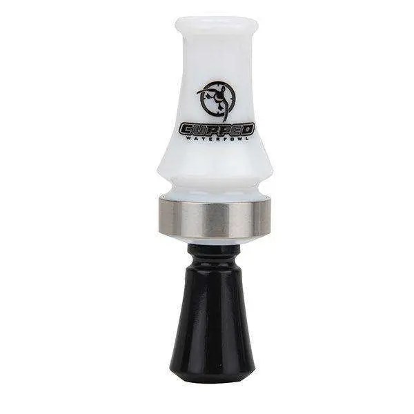 Cupped Comeback Quack Double Reed White / Black Game Call