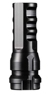 Dead Air DA103 KeyMo Muzzle Brake Black Nitride 4140 HT Alloy Steel 3/4"x24 Threads 338 Cal