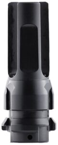 Dead Air DA306 KeyMo Flash Hider Black Nitride 4140 HT Alloy Steel 1/2"-28 Threads 2.70" OAL 22 Cal