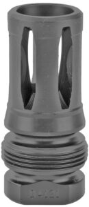 Dead Air DA121 Xeno Flash Hider Black Nitride 4140 Steel with 1/2"-28 Tpi Threads, 2.16" OAL & .99" Diameter
