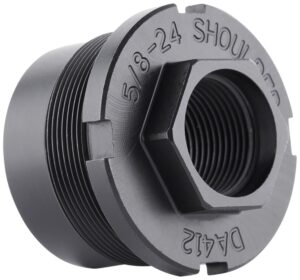 Dead Air DA412 Ghost-M & Pyro Fixed Mount 5/8"-24 Tpi Black
