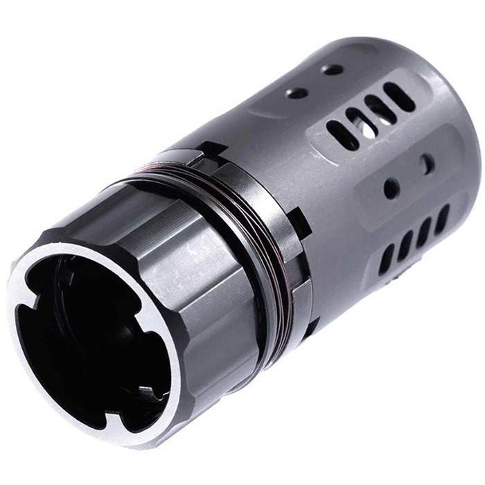 Dead Air Pyro 2.0 Muzzle Brake Kit 45 Cal. with DA457 Xeno Adapter & 45 Cal Front Cap
