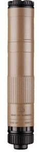 Dead Air Mojave 9 FDE Modular 9MM Slncr Gms Low Back Pressure with 1/2-28 Pstn