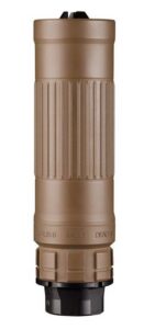 Dead Air Lazarus 6 FDE 6MM Silencer with Xeno Adapter & DA129 1/2-28 Xeno 3PRONG Flash Hider