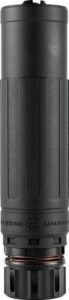 Dead Air Sandman X 7.62 Gms Low Back Pressure Silencer with DA455 Xeno Adapter and DA130 5/8-24 Xeno 3PRONG Fh SMXXNBLK