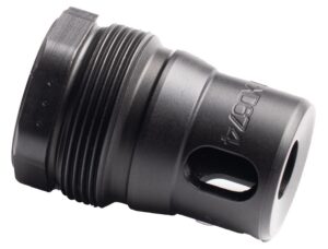 Dead Air RXD675 XRF Xeno Rimfire Muzzle Brake Black Nitride 17-4PH Stainless Steel M10x1 Threads 1.21" OAL 0.81" Diameter