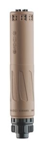 Dead Air 9MM OPTIMIZED 10MM CAPABLE GMS LOW BACK PRESSURE SILENCER with PB440 MOJAVE 1/2-28 PISTON FDE RXD910TiFDE