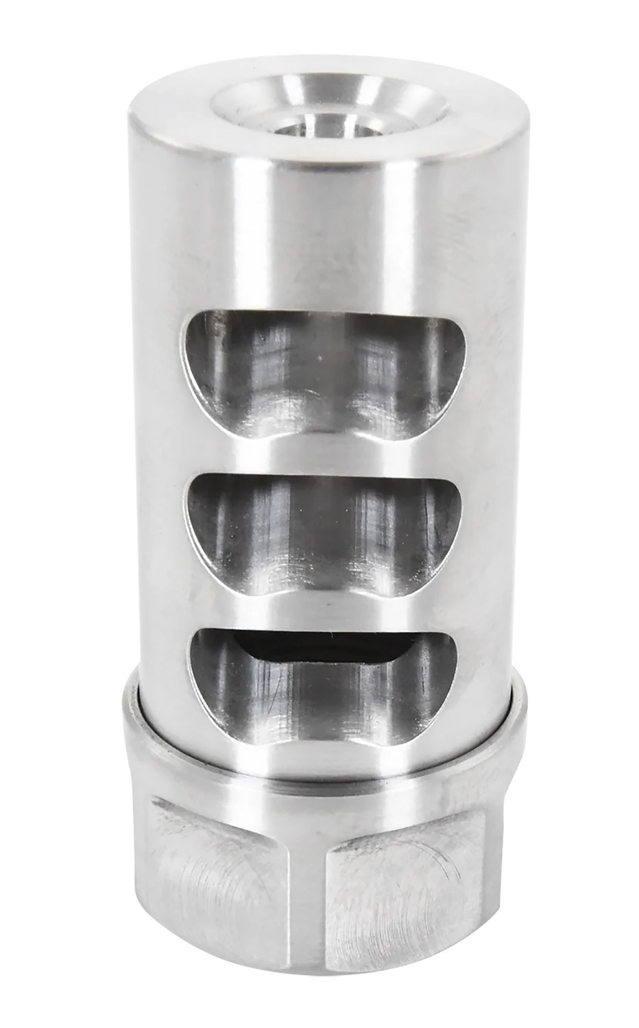 American Precision Arms G2L5830S Gen 2 Little Bastard Self Timing Brake Stainless Steel with 5/8"-24 Tpi Threads, 2.22" OAL & 1" Diameter for 30