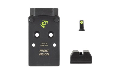 Night Fision Optic Plate CZU-OPBS-RMR-P10-YGZX, RMR/507C, Tritium Front Sight