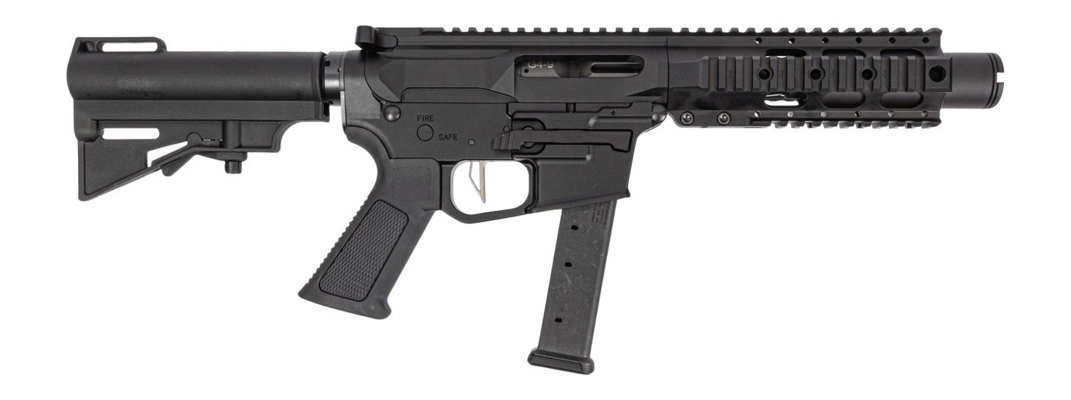 Dpms Panther Arms DP51655231780 Kitty Kat G9 9mm Luger 27+1 4" Black Nitride Heavy Threaded Barrel, Black Hardcoat Anodize Aluminum Receiver