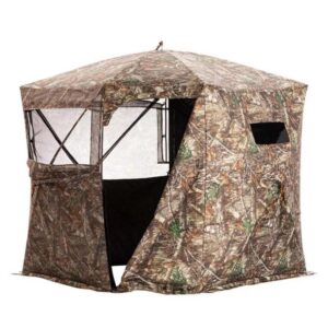 Rhino 180 Pro FD RTE- 180 See Through Blind with Full Size Door-Realtree Edge